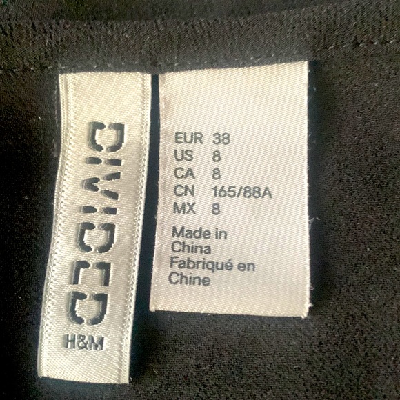 H&M Divided black cheetah print georgette flowing tunic - Picture 3 of 4